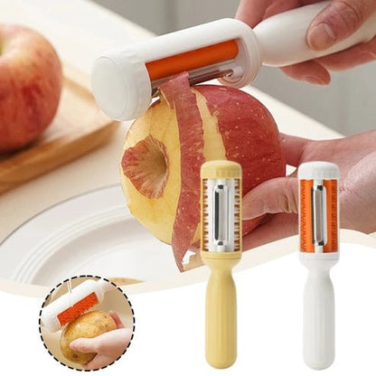 2-in-1 Kitchen Peeler with Cleaning Brush