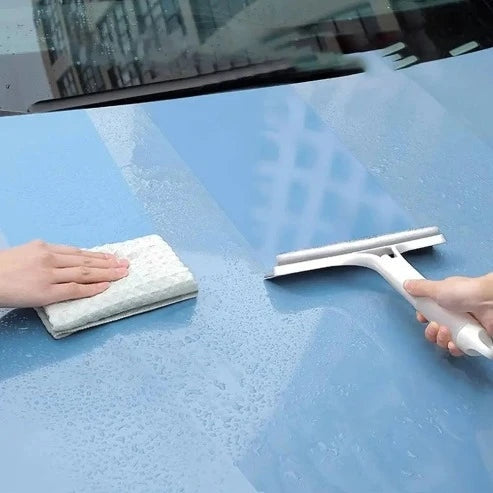 3-in-1 Shower Squeegee with Spray: Cleans Tiles & Mirrors