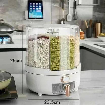 360° Large Rice Storage Box