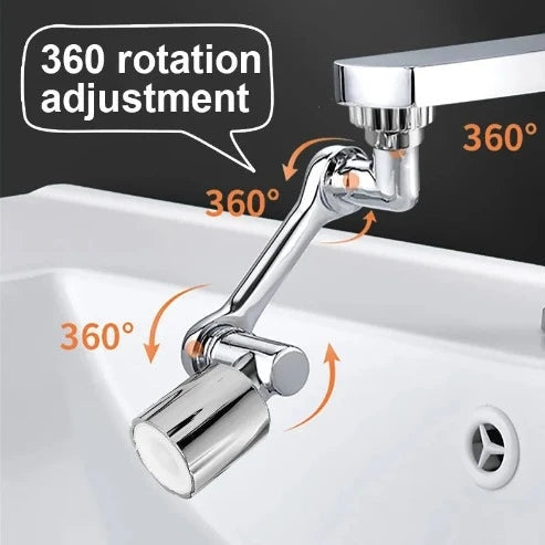 360° Rotation Faucet Nozzle Extender for Bathroom and Kitchen