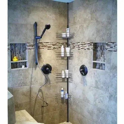 4-Layer Metal Corner Shower Storage Caddy