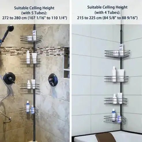 4-Layer Metal Corner Shower Storage Caddy