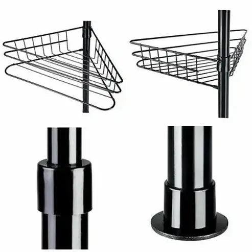 4-Layer Metal Corner Shower Storage Caddy