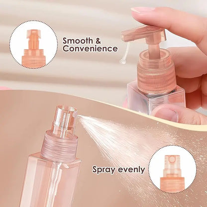 4-in-1 Travel Split Bottle Set - Reusable Leak-Proof Toiletry Containers