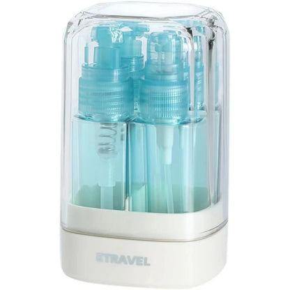 4-in-1 Travel Split Bottle Set - Reusable Leak-Proof Toiletry Containers