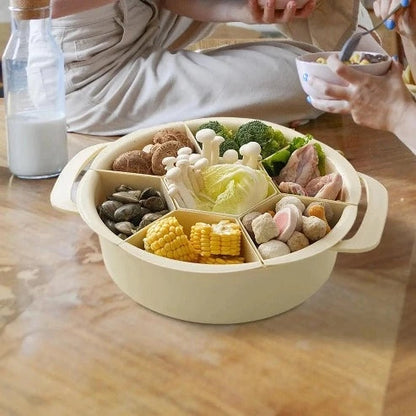 7-Compartment Food Storage: Trays for Snacks & Appetizers