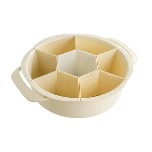 7-Compartment Food Storage: Trays for Snacks & Appetizers