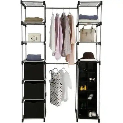 9 Shelving Open Closet Organizer