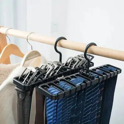 Organize in Style: Tie Belt Hanger for Wardrobe Closet