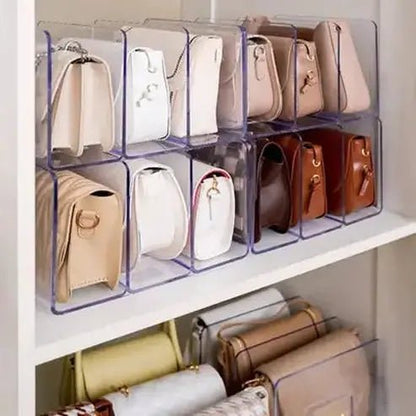 Acrylic Partition Bags Organizer