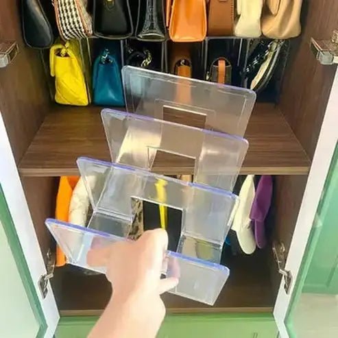 Acrylic Partition Bags Organizer