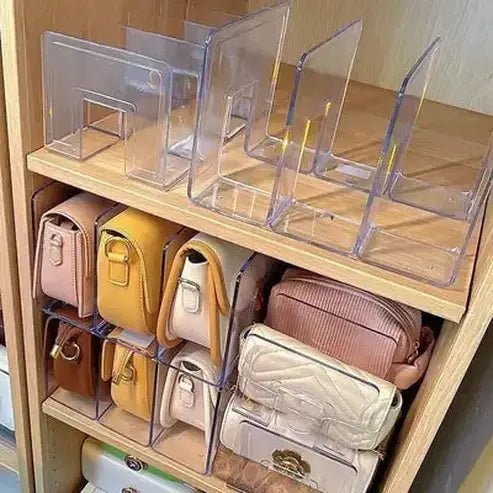 Acrylic Partition Bags Organizer