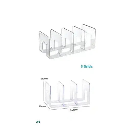 Acrylic Partition Bags Organizer