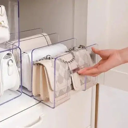 Acrylic Partition Bags Organizer