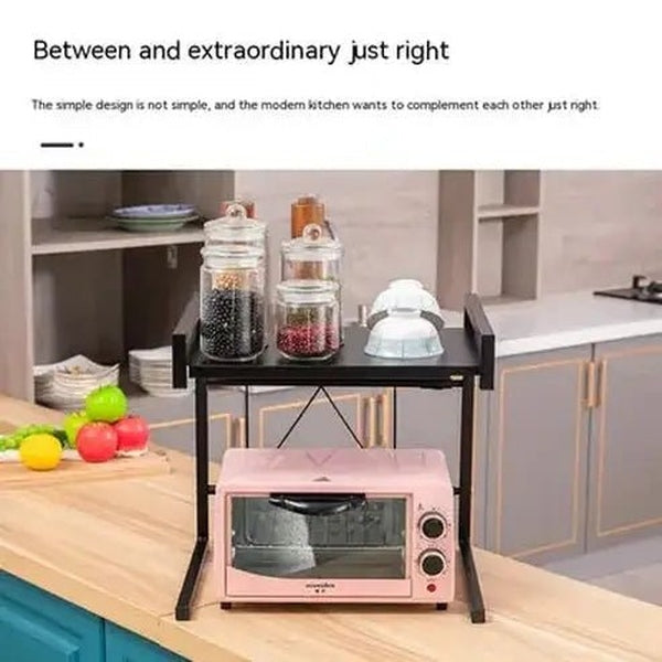 Adjustable Steel Carbon Microwave Oven Rack