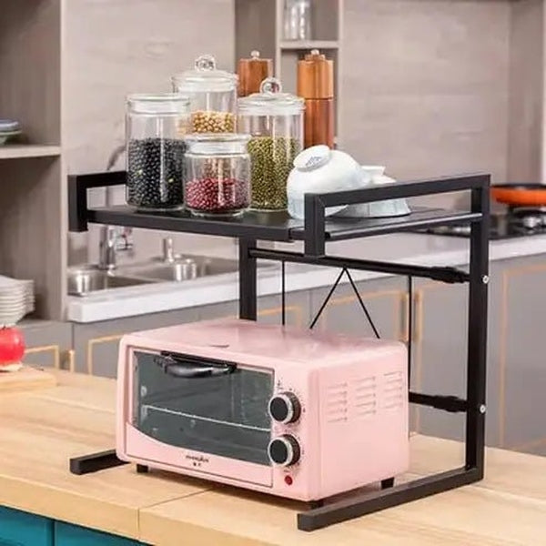 Adjustable Steel Carbon Microwave Oven Rack