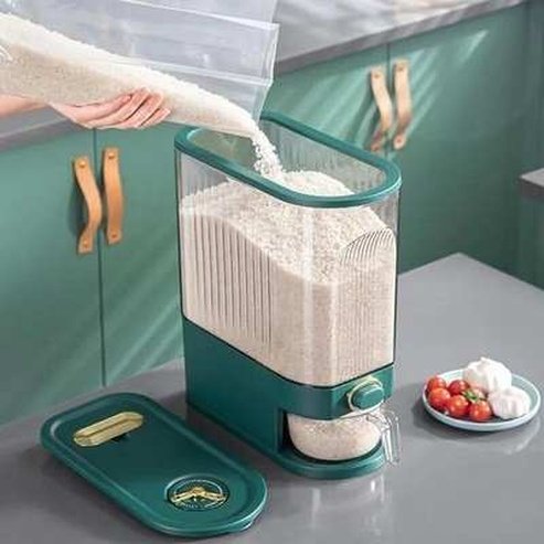 Automatic Plastic Cereal Dispenser Storage Box