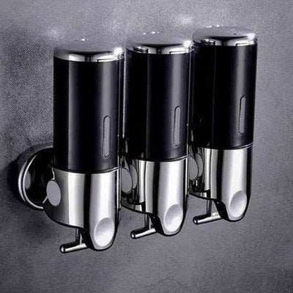 Bathroom Shampoo Dispenser Double Liquid Soap Dispenser Holder