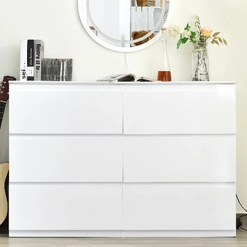 Bedroom Chest of Drawers with LED Mirror