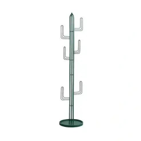 Cactus Shaped Iron Art Coat Rack for Stylish Clothes Storage