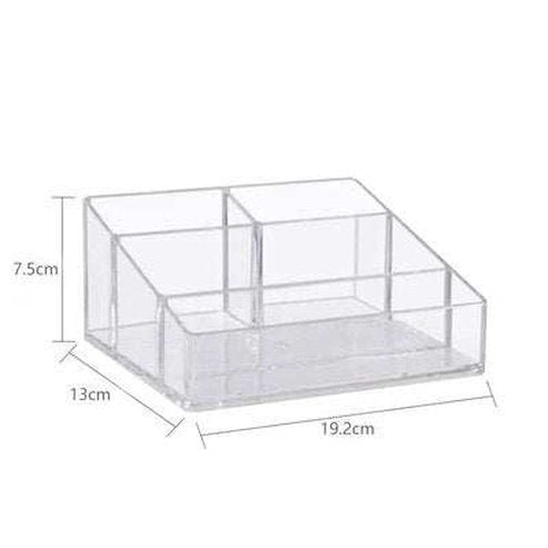 Clear Plastic Makeup Organizer Cosmetic Storage Box