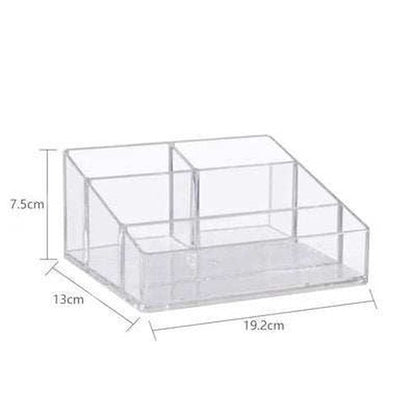 Clear Plastic Makeup Organizer Cosmetic Storage Box