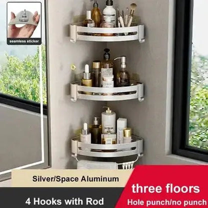 Corner Hanging Shower Gel Organizer Rack