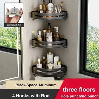 Corner Hanging Shower Gel Organizer Rack