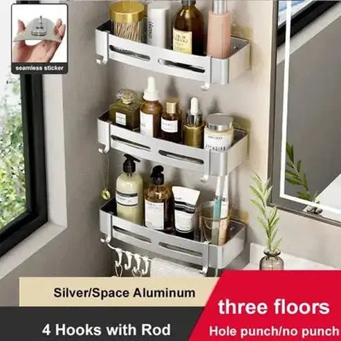 Corner Hanging Shower Gel Organizer Rack