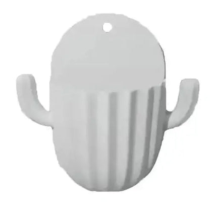 Cute Wall-Mounted Cartoon Cactus Toothbrush Holder