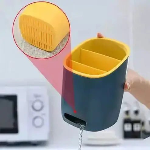 Cutlery Dryer Spoon Fork Chopstick Storage Holder Box