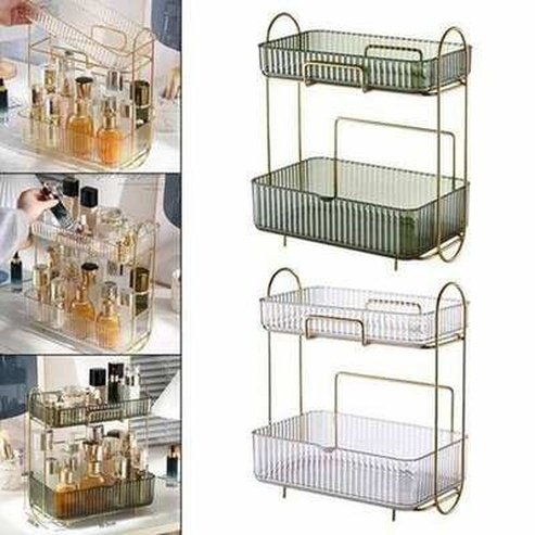 Desktop Organizer Storage Rack Container Holder Shelf Display Case