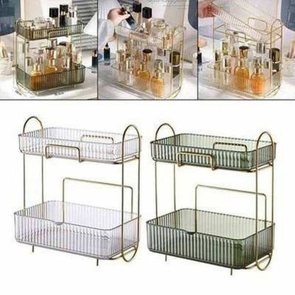 Desktop Organizer Storage Rack Container Holder Shelf Display Case