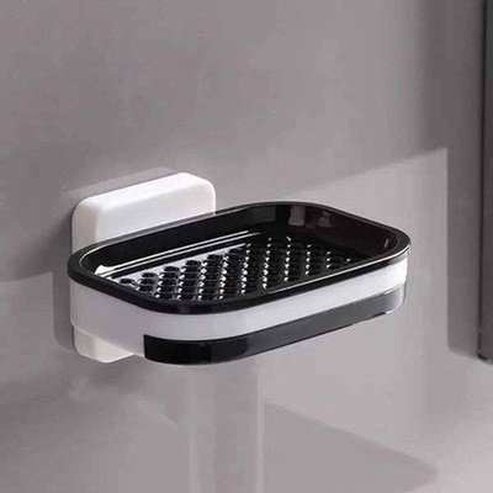 Double Layer Wall Mounted Soap Storage Tray for Bathroom
