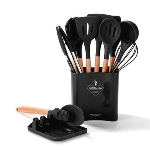 Durable Silicone Cooking Utensils Set for Effortless Cooking