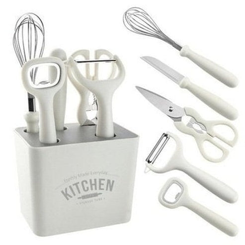 Eco-Friendly Stainless Steel 6-Piece Kitchen Utensil Set