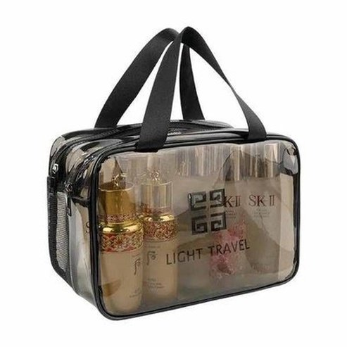 Female Transparent Waterproof Makeup Storage Pouch