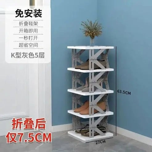 Foldable Shoe Rack Door