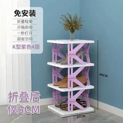 Foldable Shoe Rack Door