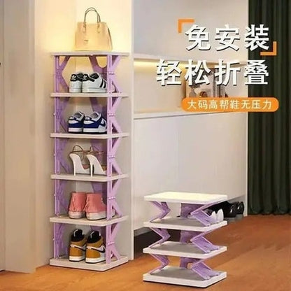 Foldable Shoe Rack Door