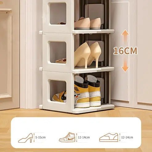 Foldable and Detachable Shoe Rack Cabinet