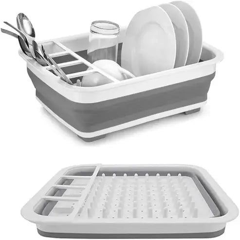 Folding Dish Drainer Rack