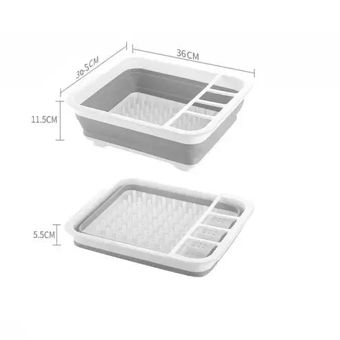 Folding Dish Drainer Rack