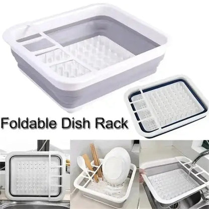 Folding Dish Drainer Rack