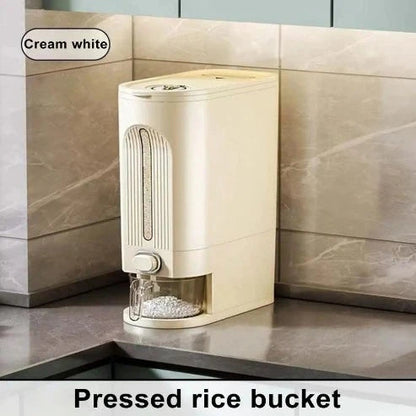 Food-Grade Rice Dispenser: Dry Food Storage with View