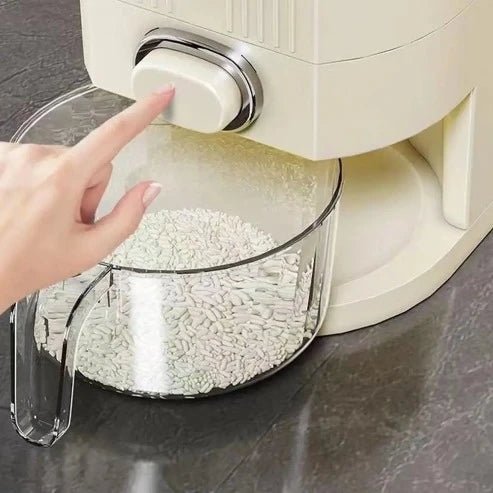 Food-Grade Rice Dispenser: Dry Food Storage with View