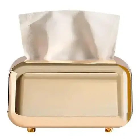 Golden Luxury Tissue Box Container