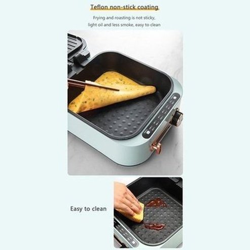 JIQI Household Baking Pan Electric Skillet Double-Sided Heating Pizza Pie Cooking Machine Crepe Pancake Maker BBQ Griddle. Kitchen Appliances: Food Cookers and Steamers