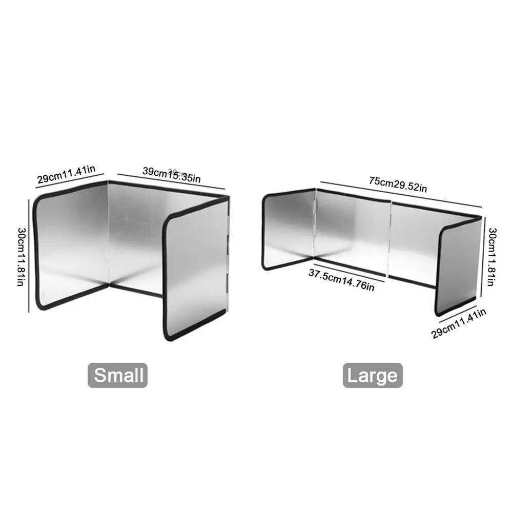 Foldable Oil Splash Guard for Stovetop Cooking
