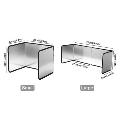Foldable Oil Splash Guard for Stovetop Cooking